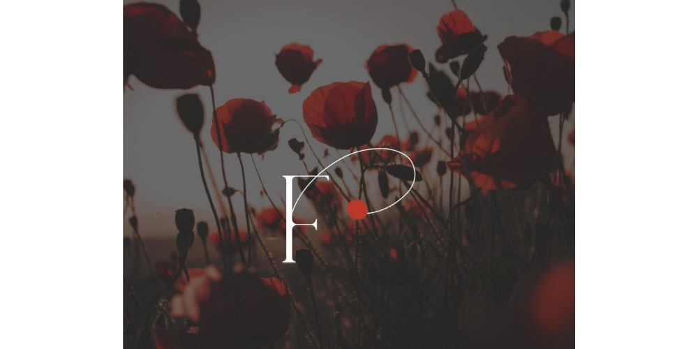 flores logo by anima khasanova featuring flower pictures